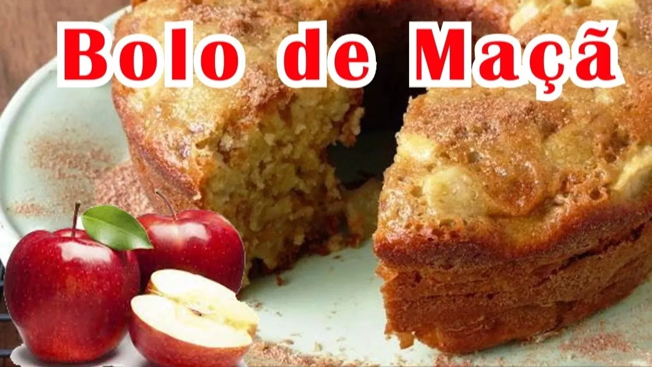 Bolo de maçã