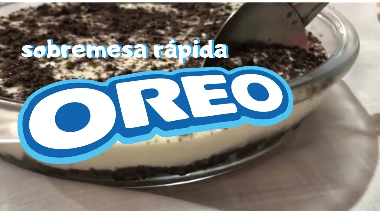 Pavê de Bolacha Oreo com Nutella