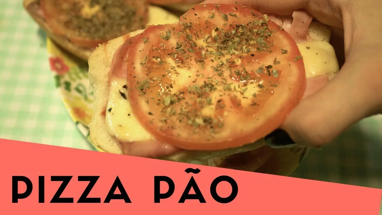 Pizza no pão francês