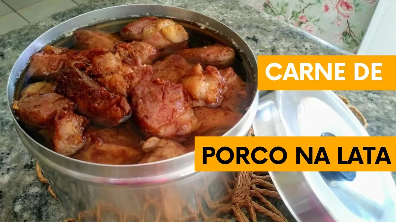 Como Fazer Carne de Porco na Lata