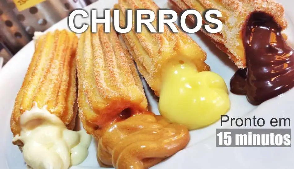 Churros em 15 minutos