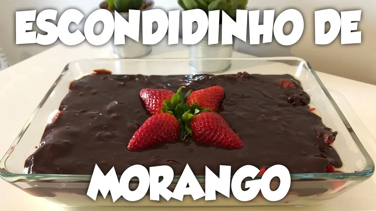 Escondidinho de Morango Fácil