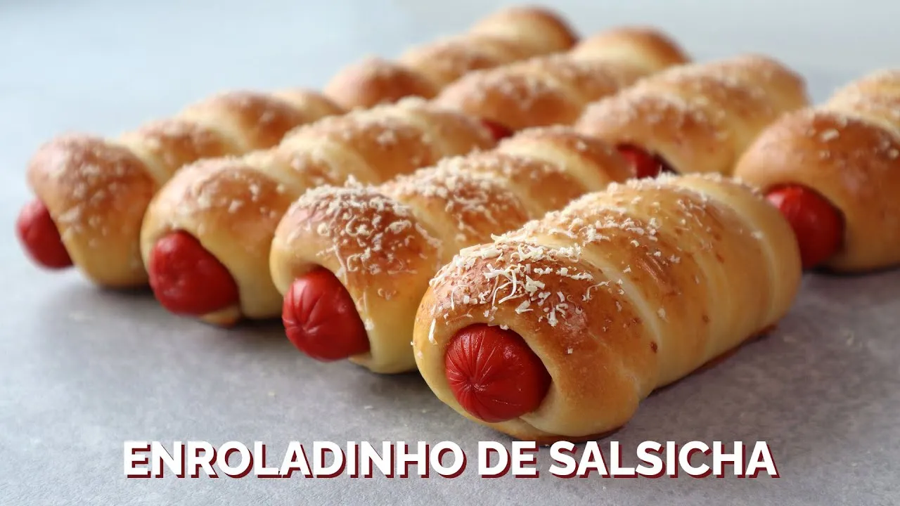 Enroladinho de salsicha