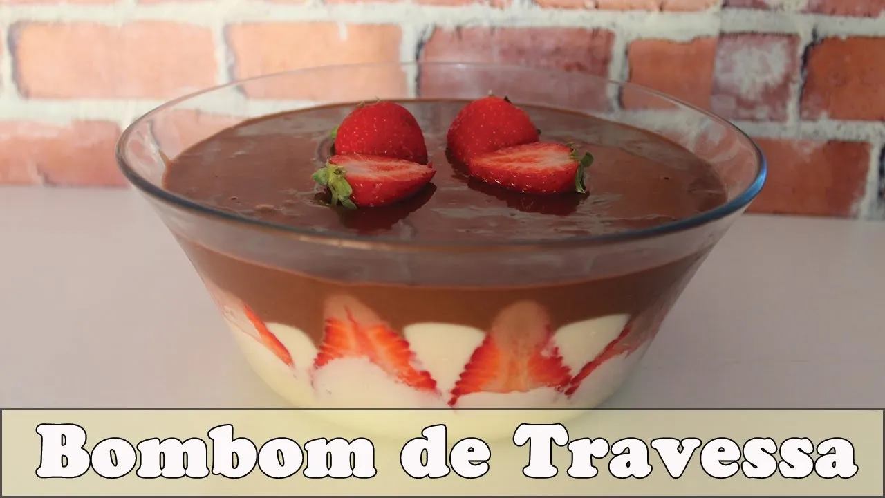 Receita de Bombom de Travessa