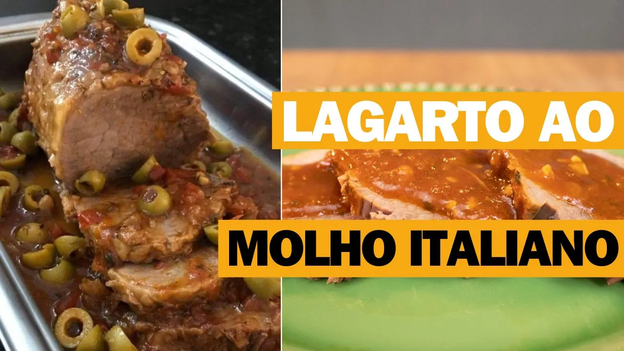 Lagarto ao Molho Italiano Delicioso