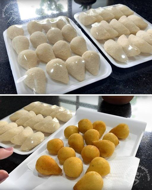 Massa coxinha e rissole