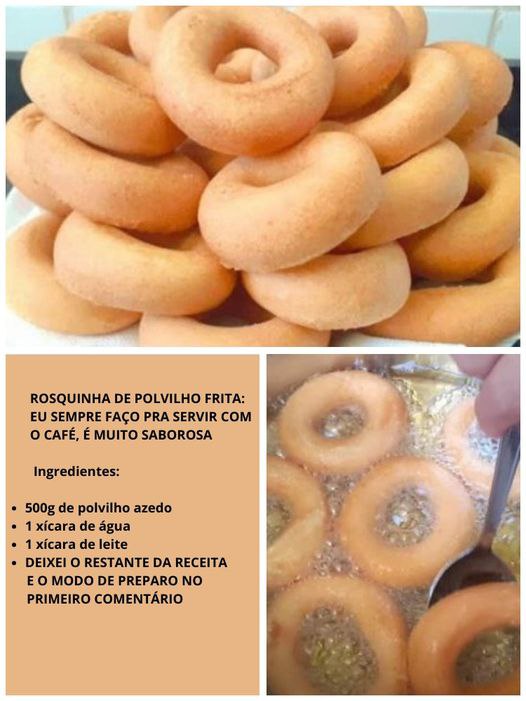 Rosquinha de Polvilho frita