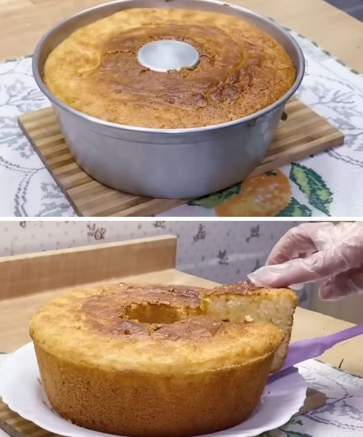 Bolo de Mandioca com Queijo