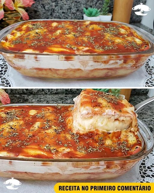 Torta de Mandioca no Forno com Requeijão