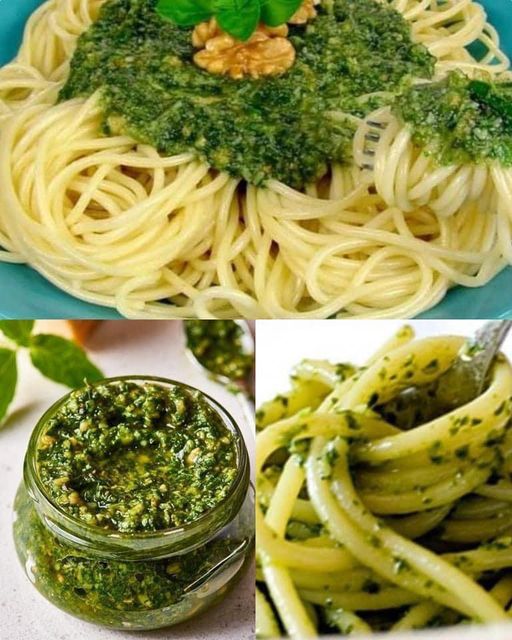 Espaguete ao Pesto