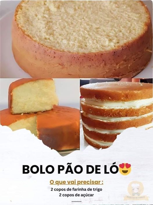 Bolo Pão de ló