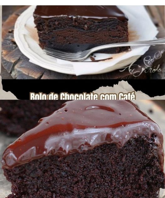 Bolo de Chocolate com Café