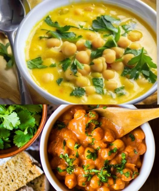 Sopa de Grão de Bico com Leite de Coco e Curry