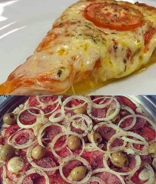 Pizza de Liquidificador